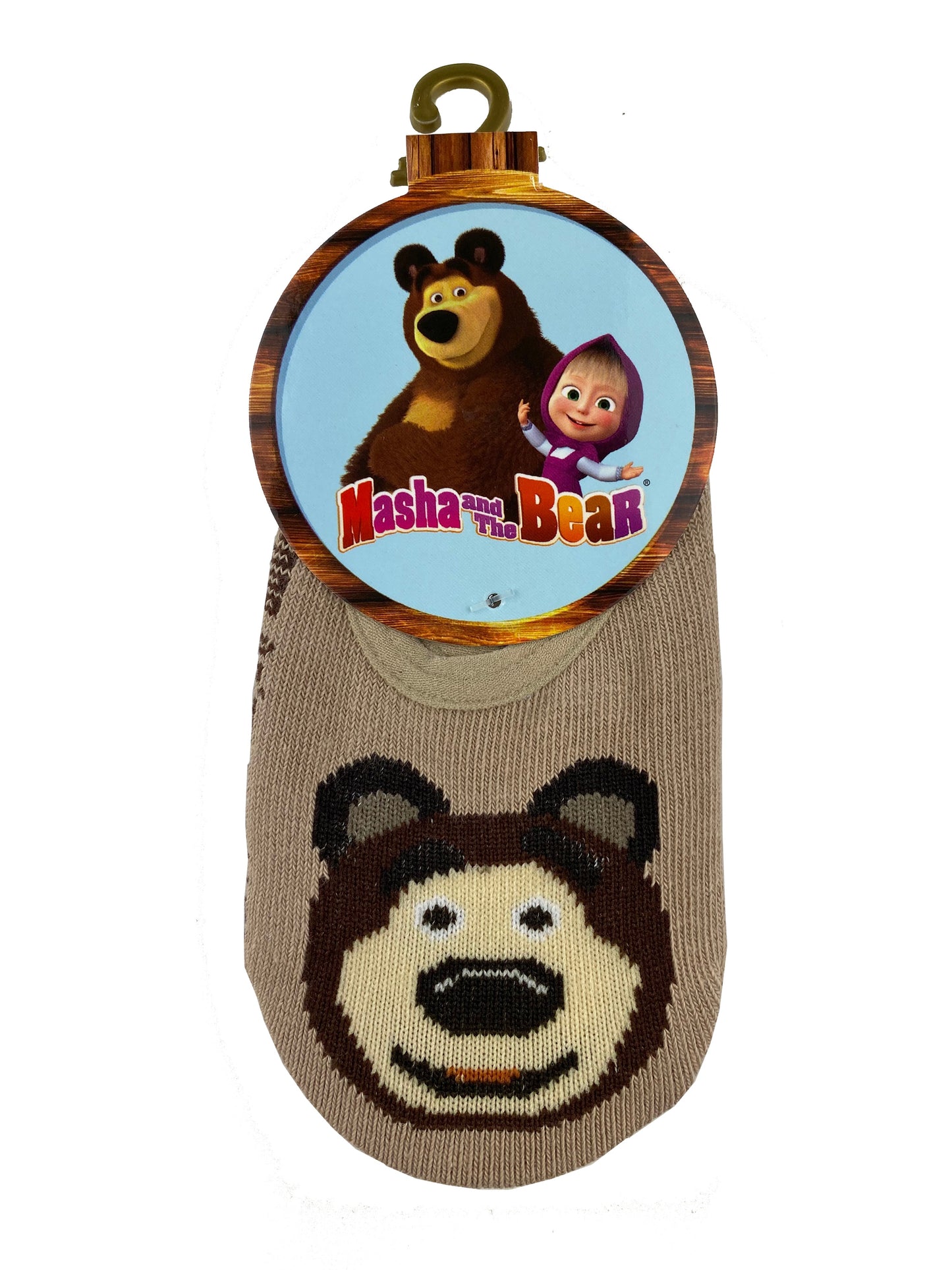 Masha and The Bear 2 pair Anti-slip kids socks set