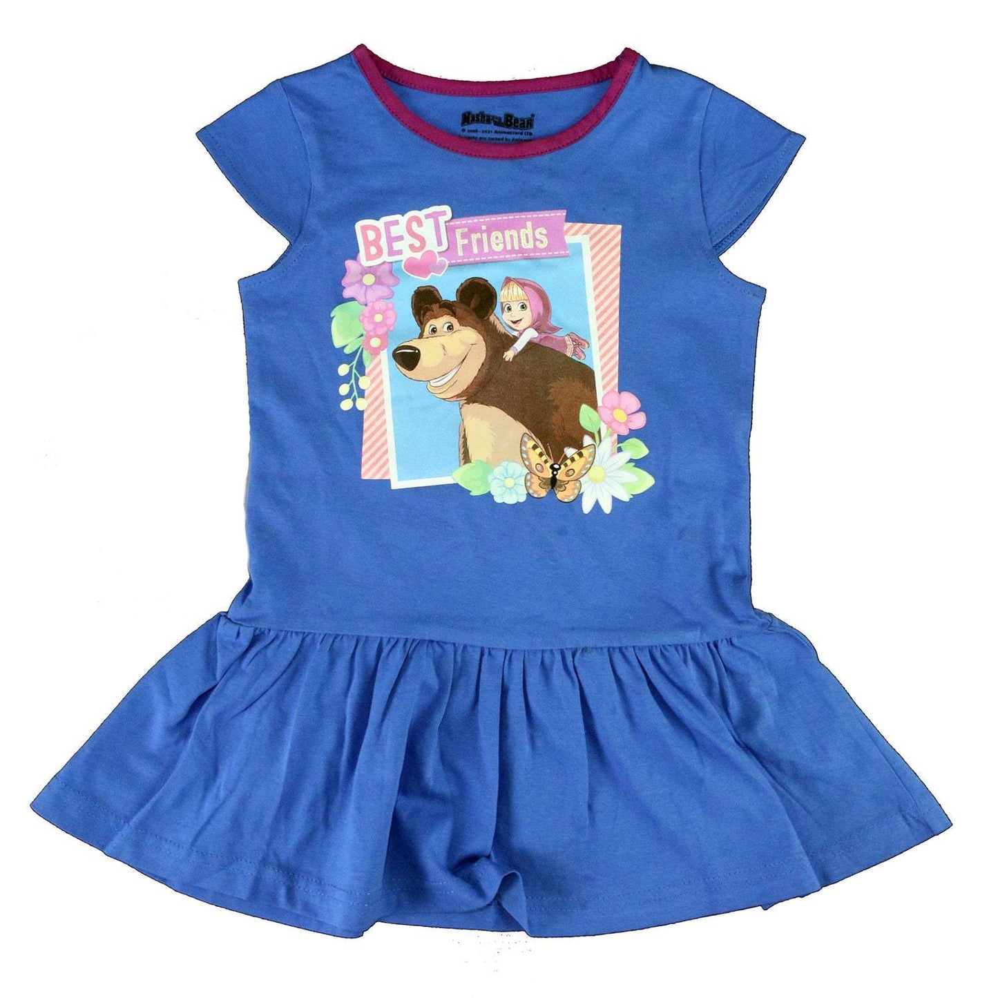 Masha and The Bear – Dress with a print Best friends