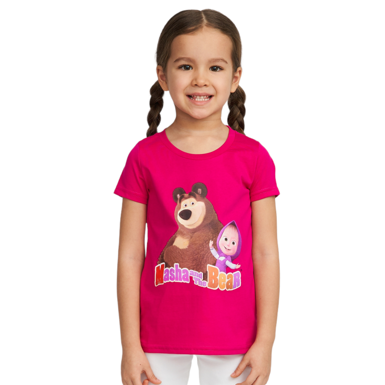 Masha and The Bear Short Sleeve T Shirt