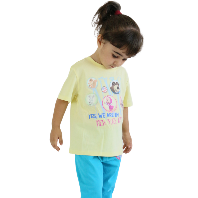 Crew Neck Short Sleeve T-Shirt “Travel”