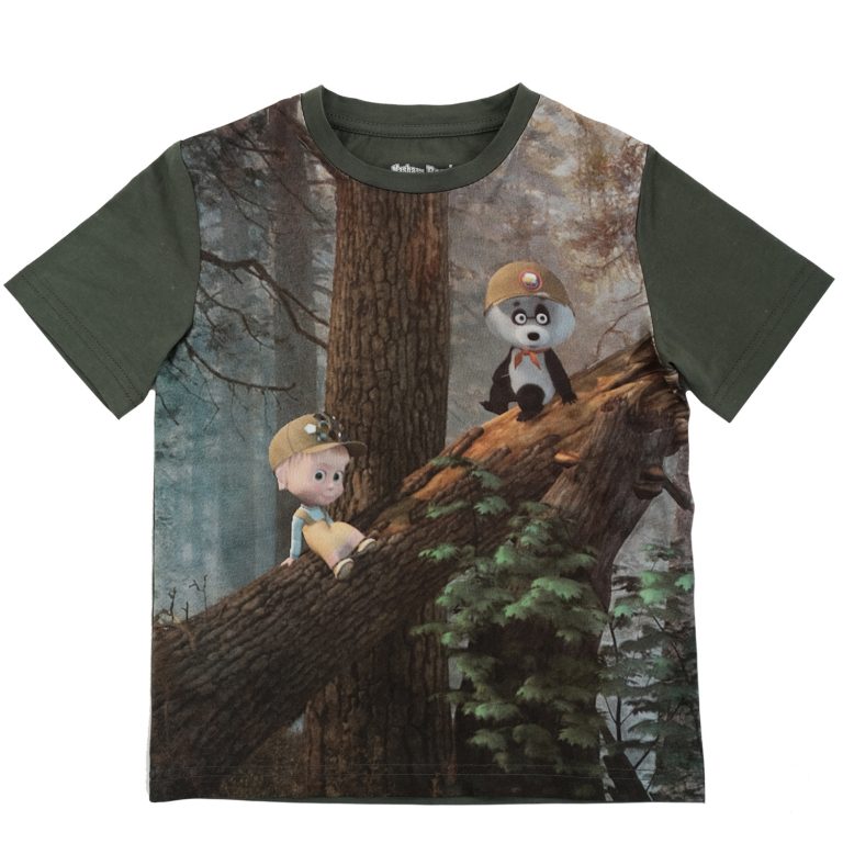 Crew Neck Short Sleeve T-Shirt “Travel”