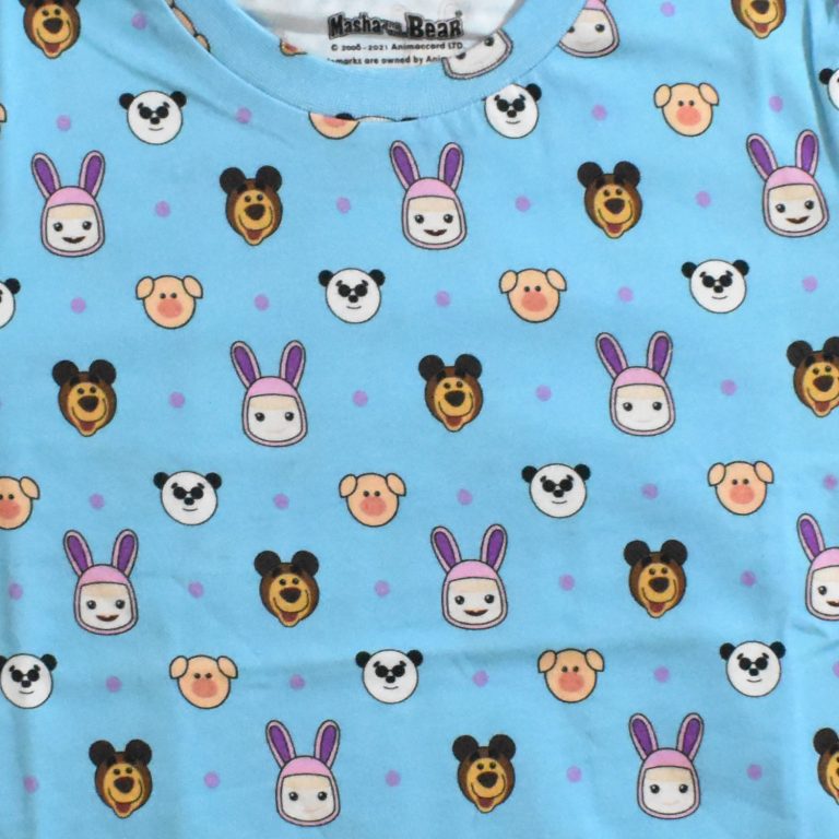 Masha and The Bear Graphic Short Sleeve T-Shirt