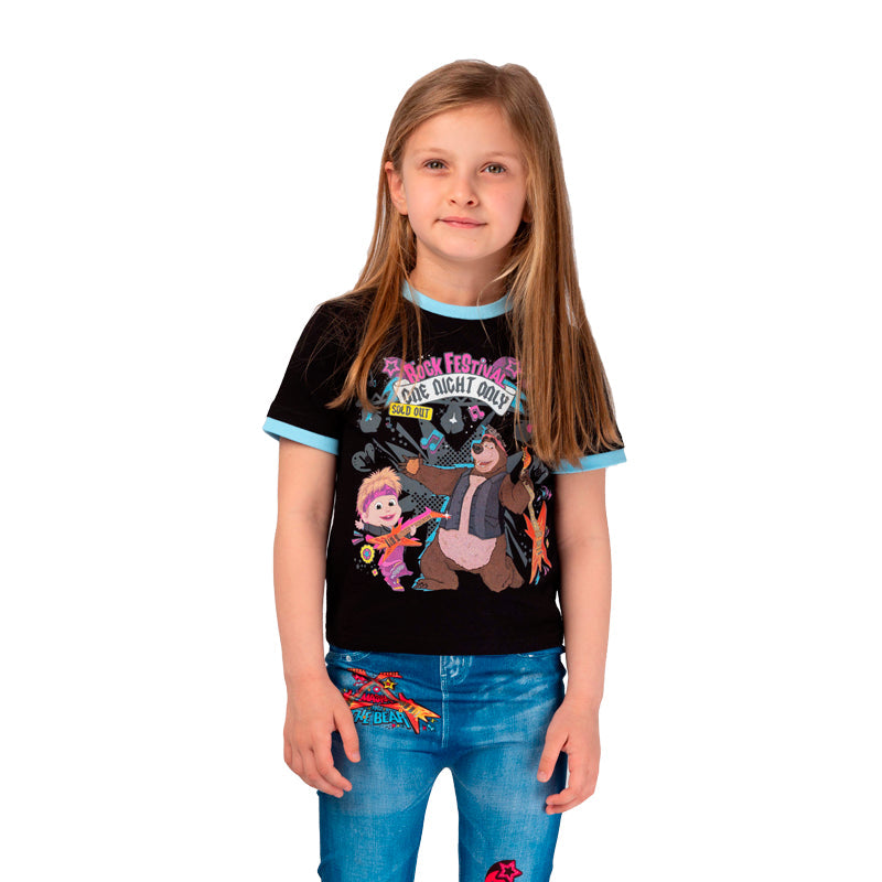 Masha and The Bear Short Sleeve T Shirt