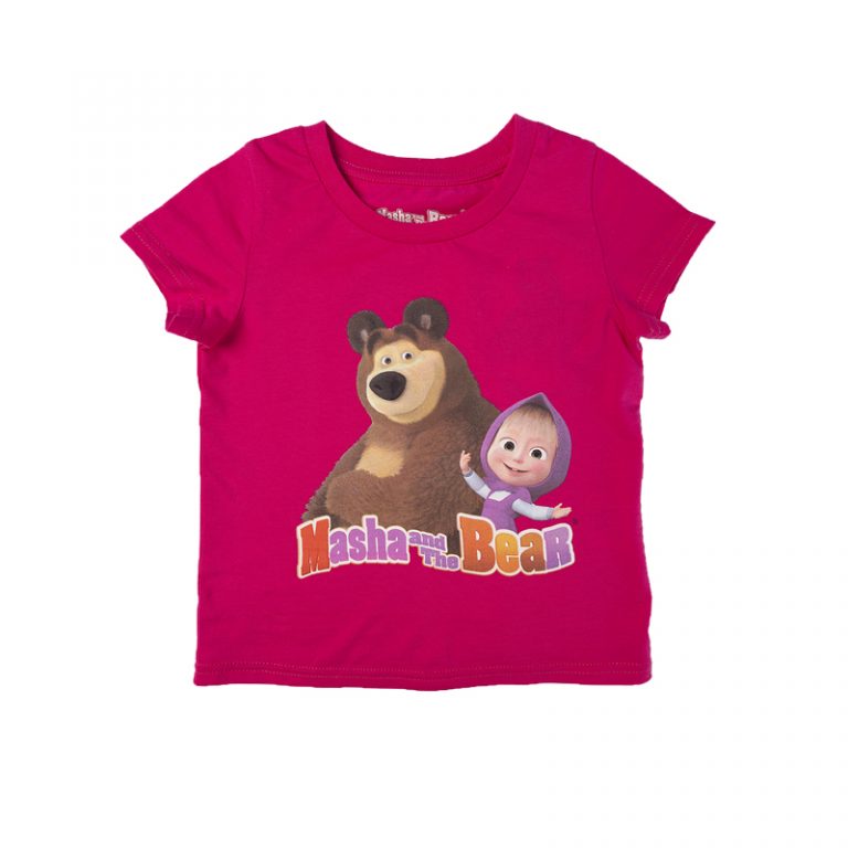 Masha and The Bear Short Sleeve T Shirt