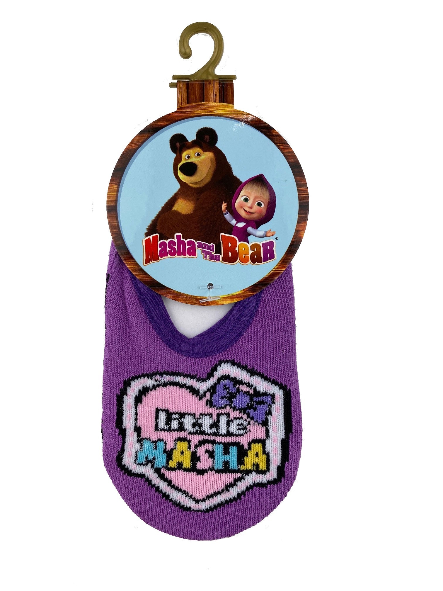 Masha and The Bear 2 pair Anti-slip kids socks set
