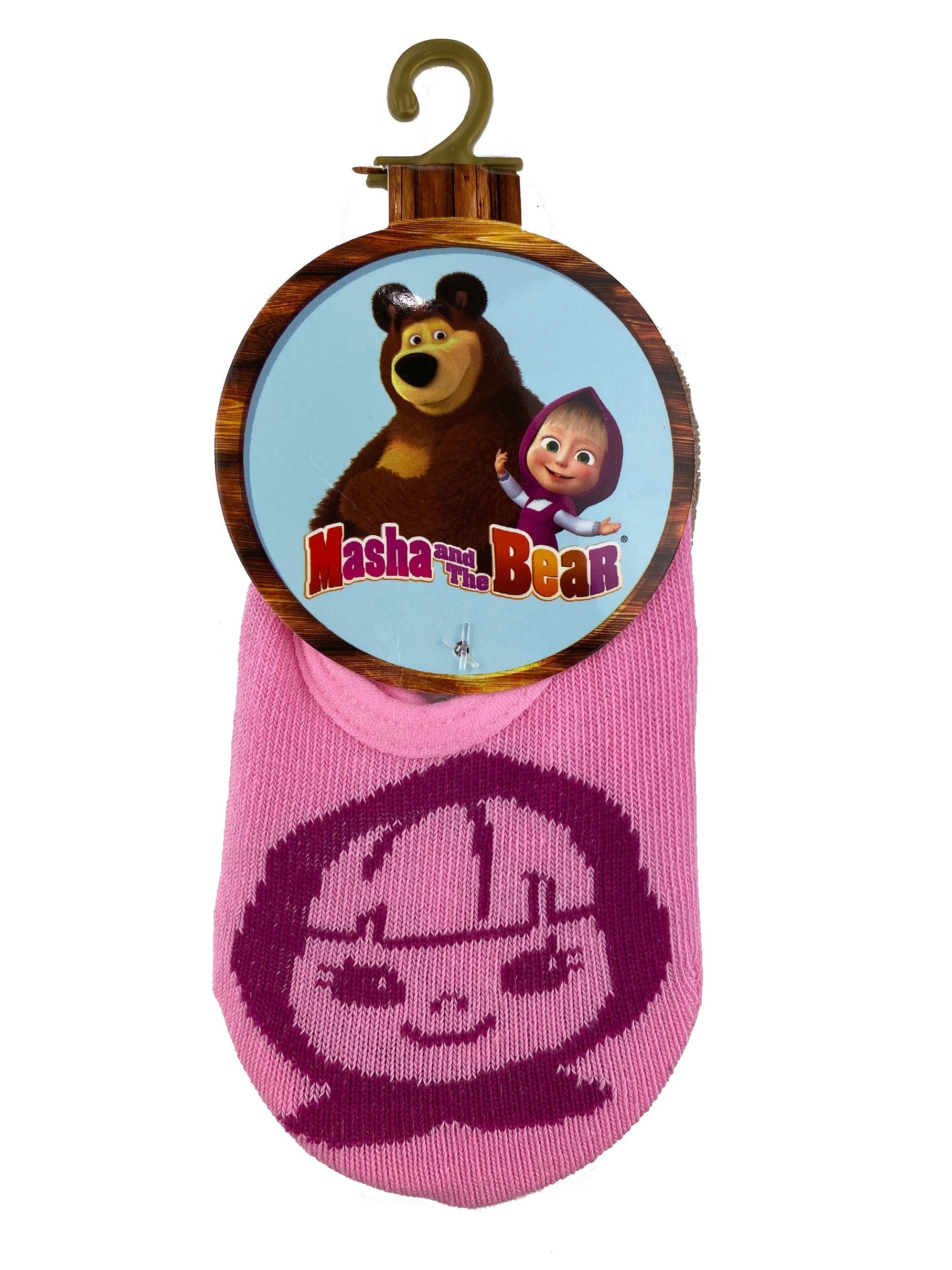 Masha and The Bear 2 pair Anti-slip kids socks set