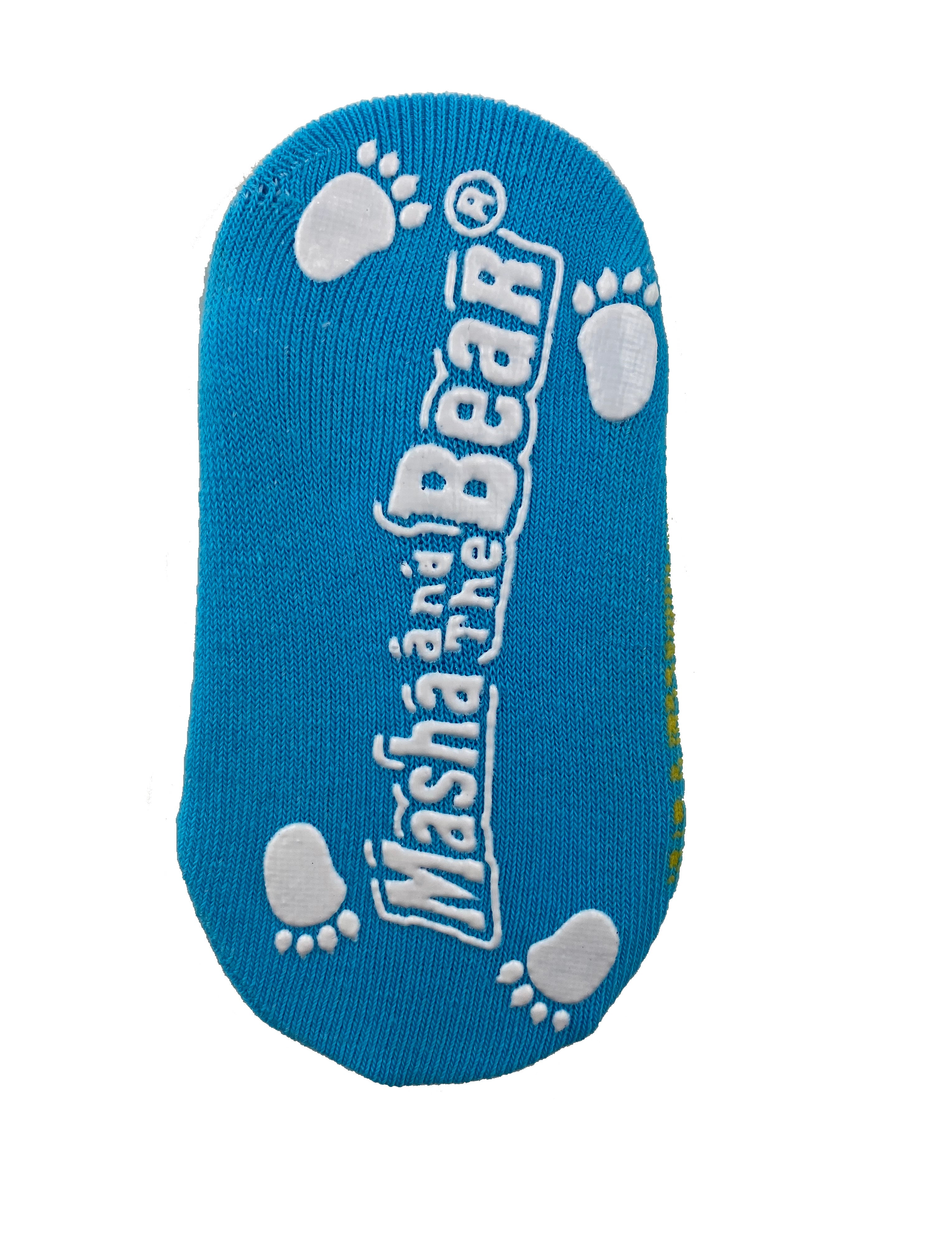 Masha and The Bear 2 pair Anti-slip kids socks set