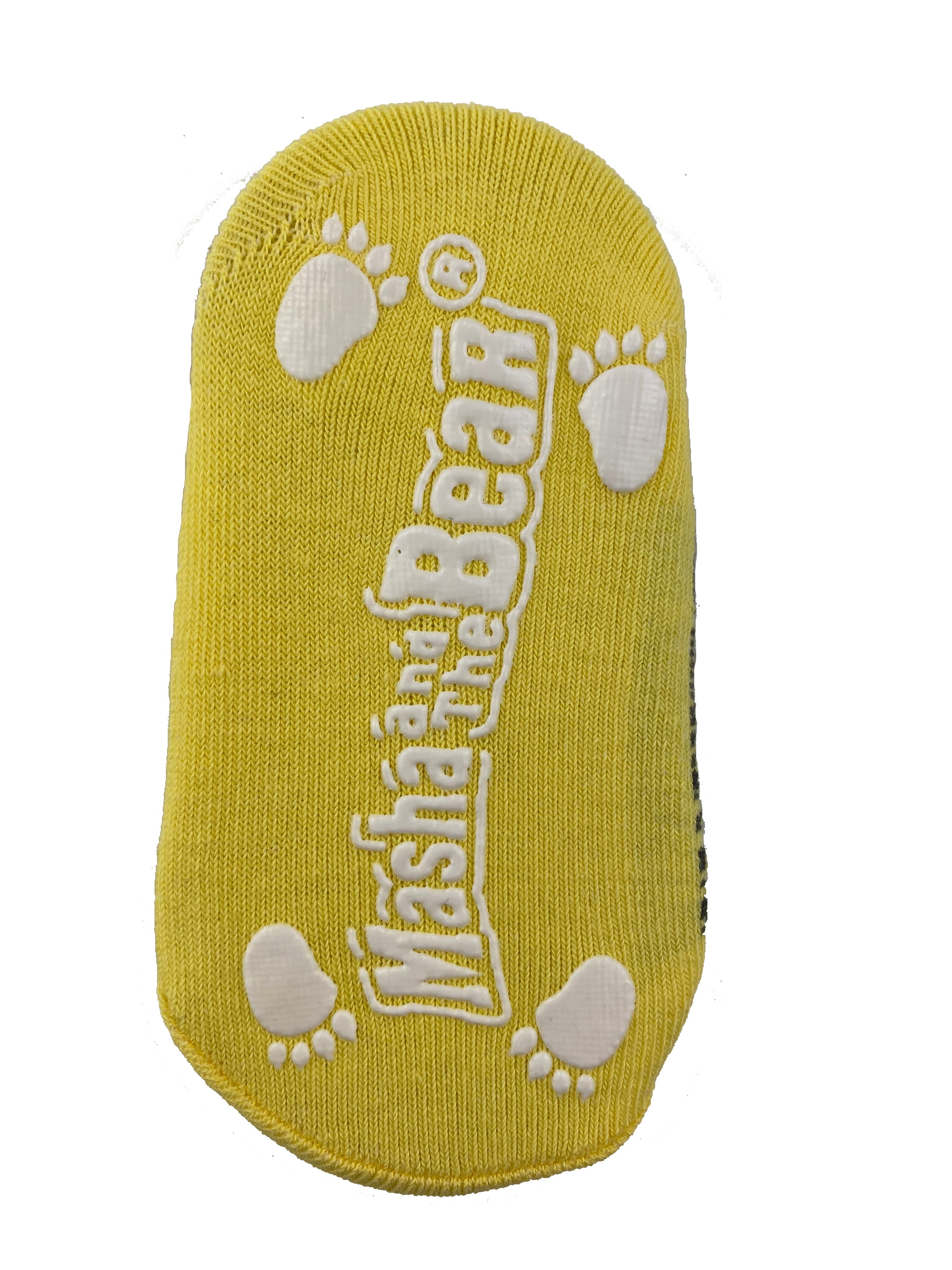 Masha and The Bear 2 pair Anti-slip kids socks set