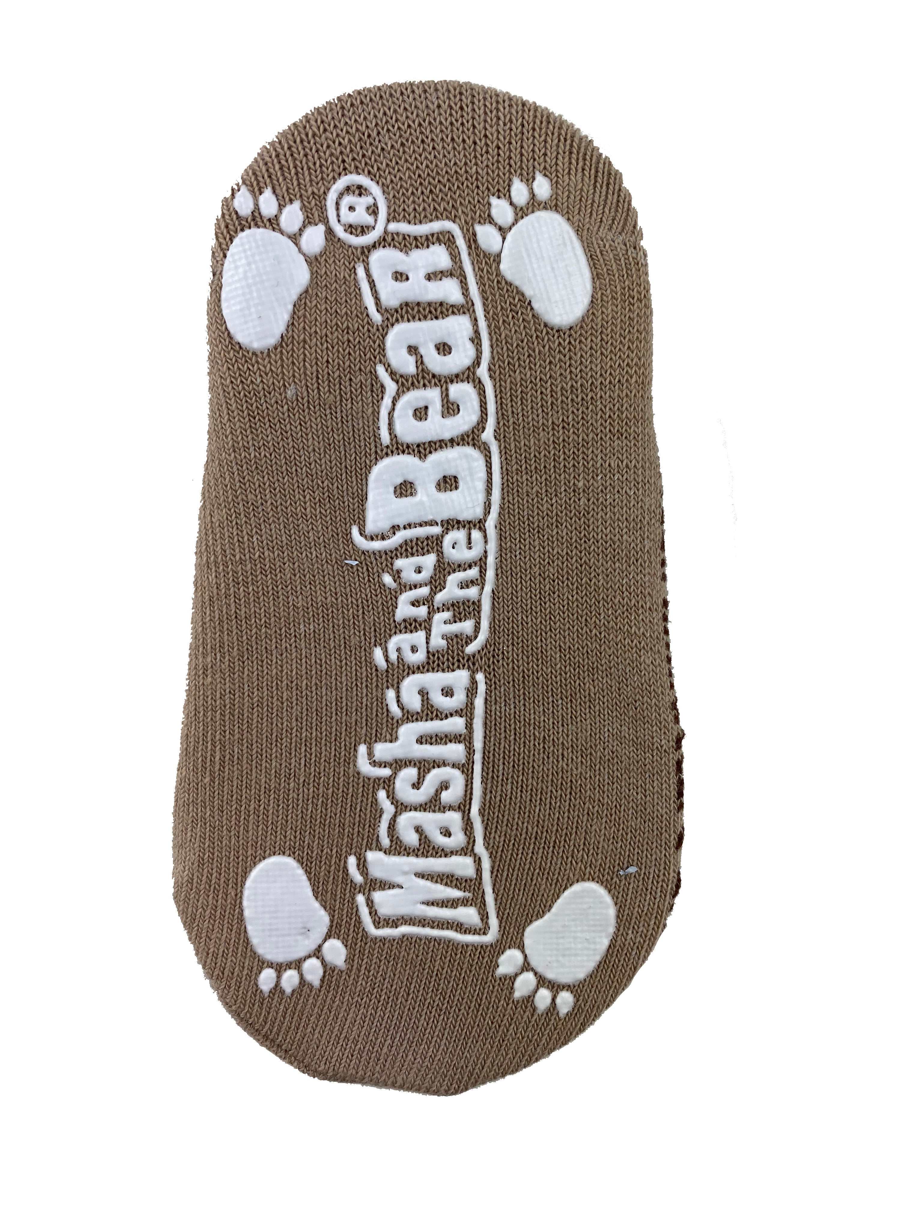 Masha and The Bear 2 pair Anti-slip kids socks set