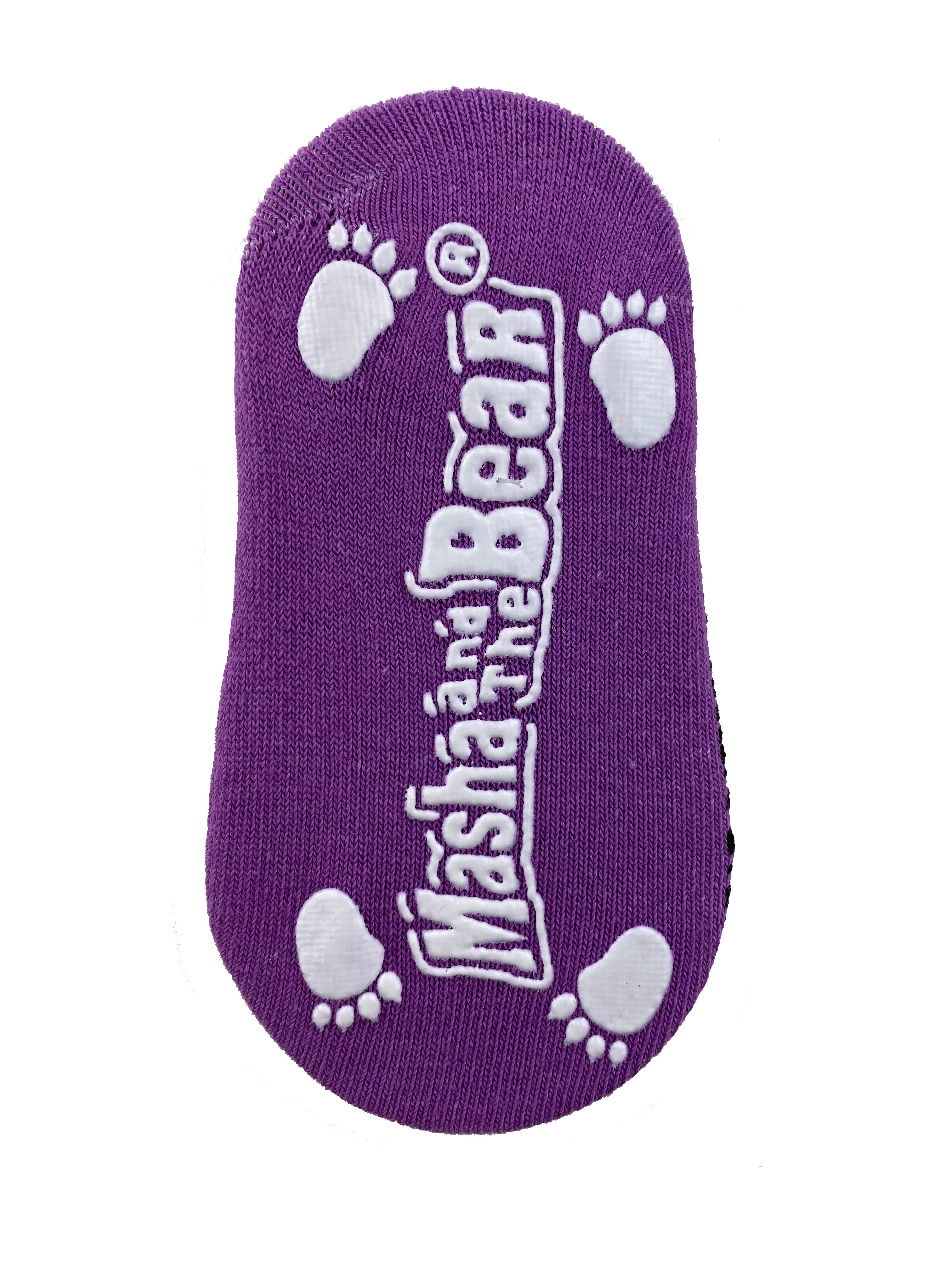 Masha and The Bear 2 pair Anti-slip kids socks set