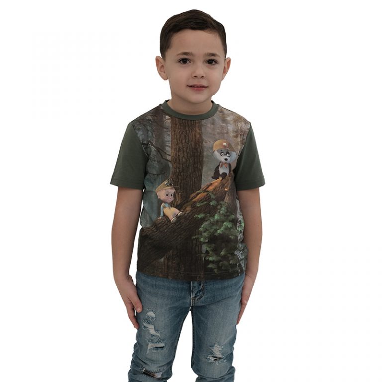 Crew Neck Short Sleeve T-Shirt “Travel”