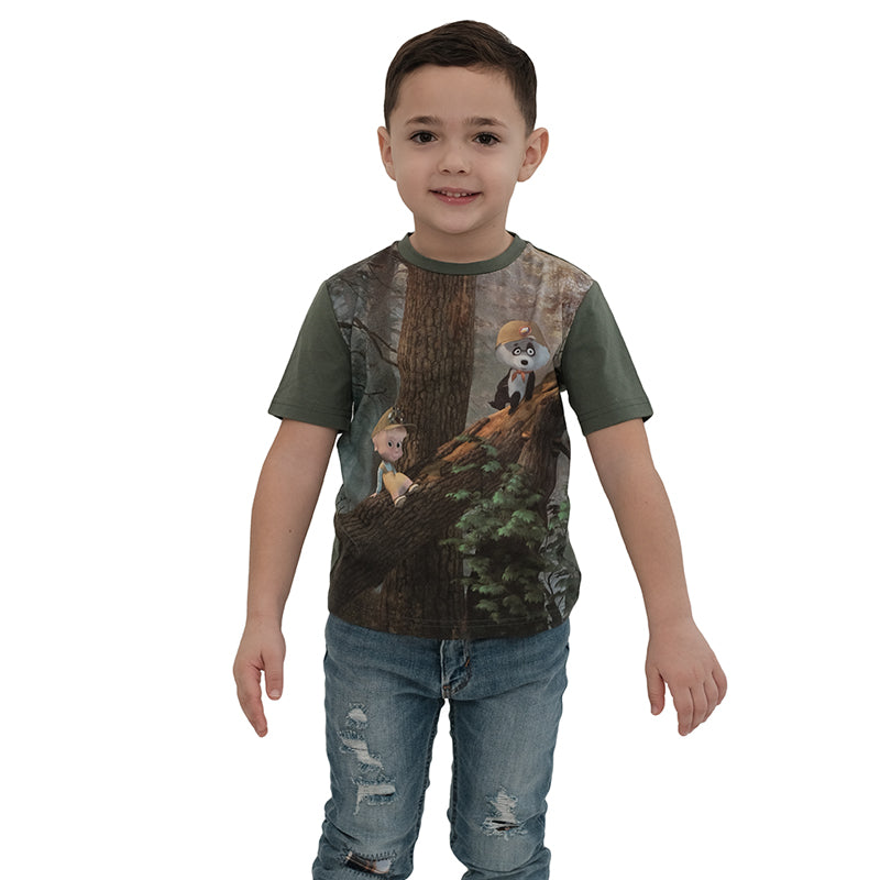 Crew Neck Short Sleeve T-Shirt “Travel”