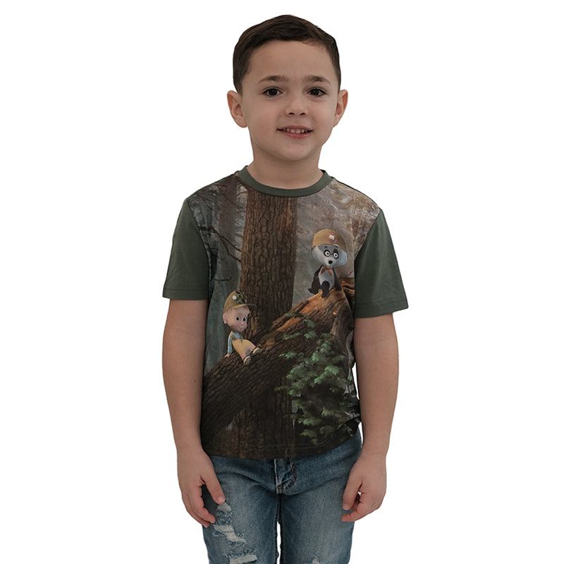 Crew Neck Short Sleeve T-Shirt “Travel”