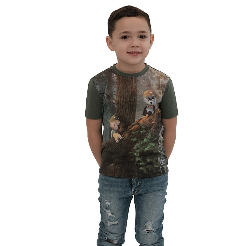 Crew Neck Short Sleeve T-Shirt “Travel”