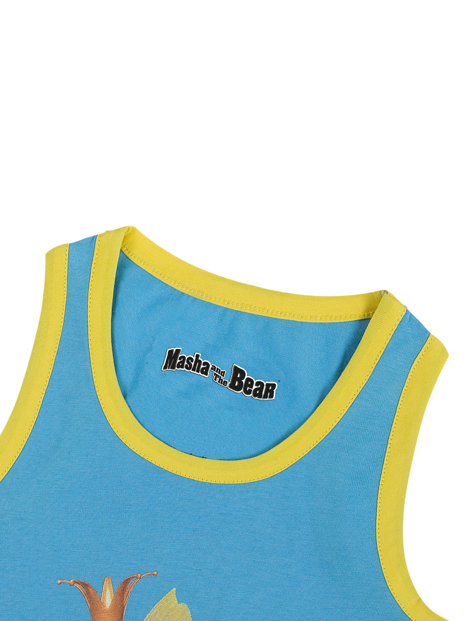 Masha and The Bear Girls Tank Top