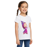 Masha and The Bear Short Sleeve T-Shirt with Masha Wizzard