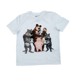 Masha and The Bear Crew Neck Short Sleeve T-Shirt