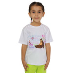 Masha and The Bear Crew Neck Short Sleeve T-Shirt, featuring delightful 