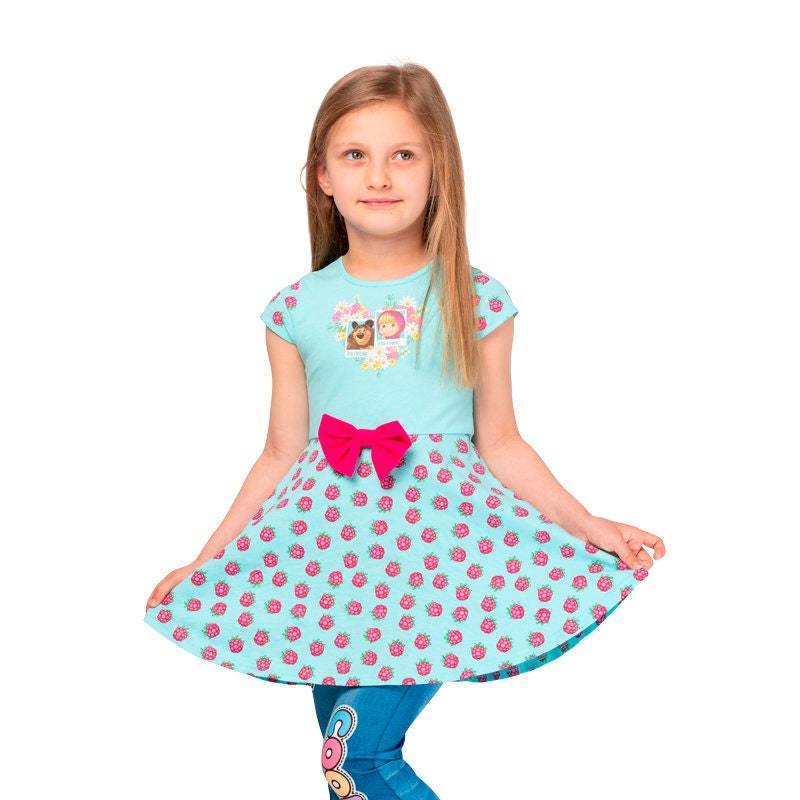 Masha and The Bear – Dress with a print Big Friend Little Friend