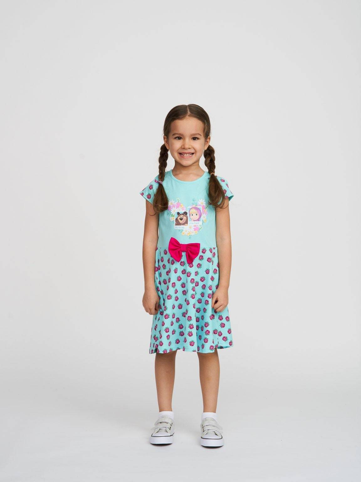 Masha and The Bear – Dress with a print Big Friend Little Friend