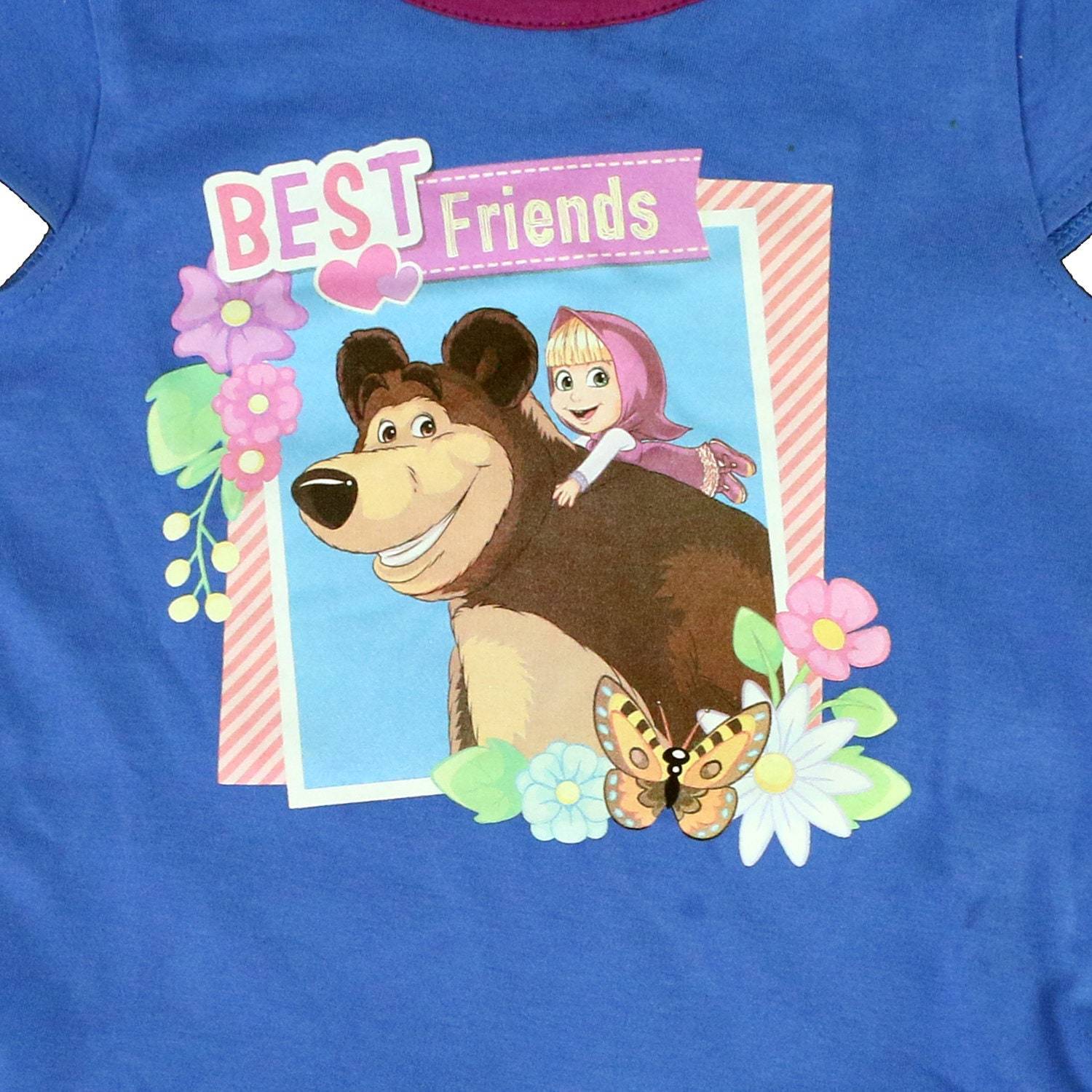 Masha and The Bear – Dress with a print Best friends