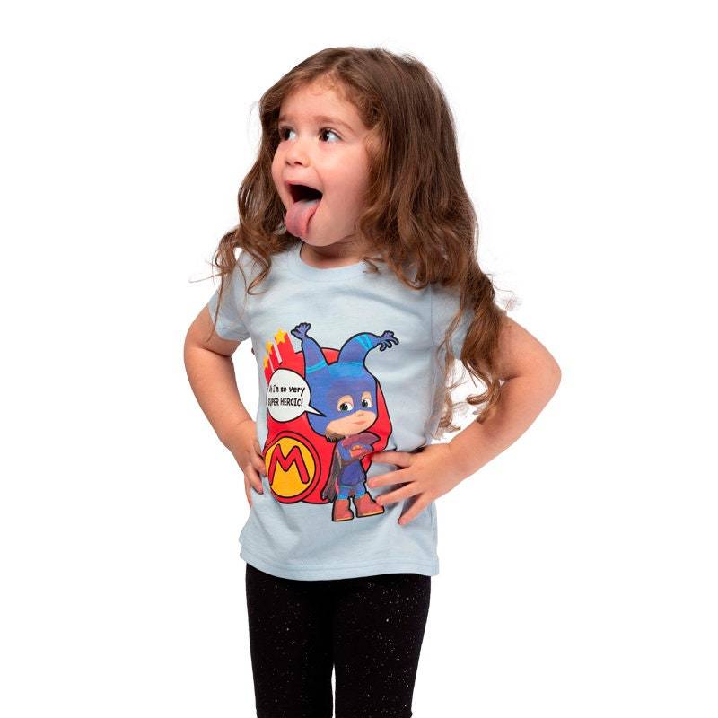 Masha and The Bear T Shirt with Masha Superhero
