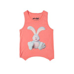 Masha and The Bear Tank Top with digital print featuring Masha’s toy