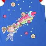 Masha and The Bear Short Sleeve Dress with digital print.