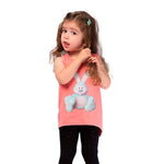 Masha and The Bear Tank Top with digital print featuring Masha’s toy